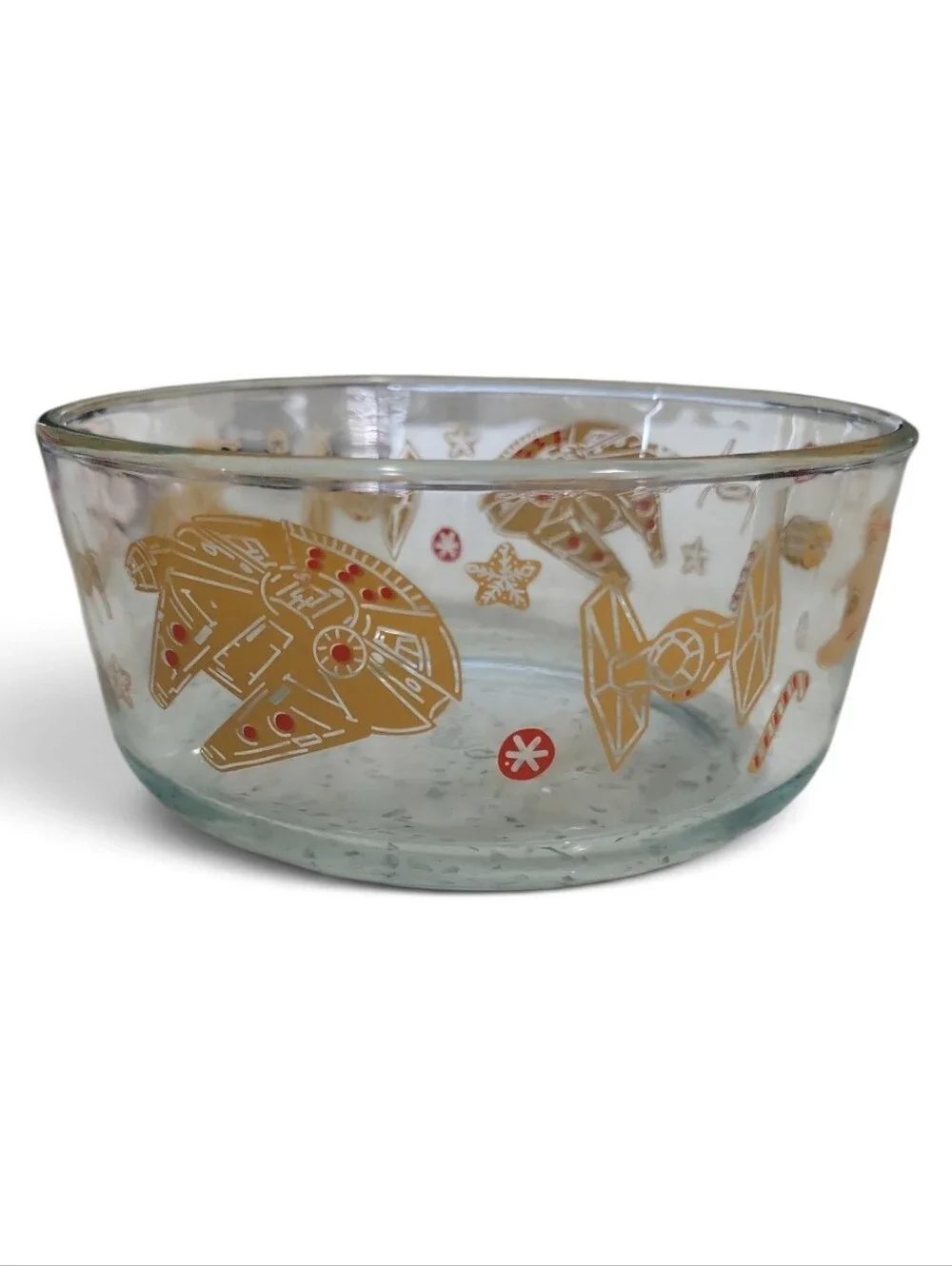 Pyrex Star Wars Christmas Glass Food Storage Bowls 3 Set